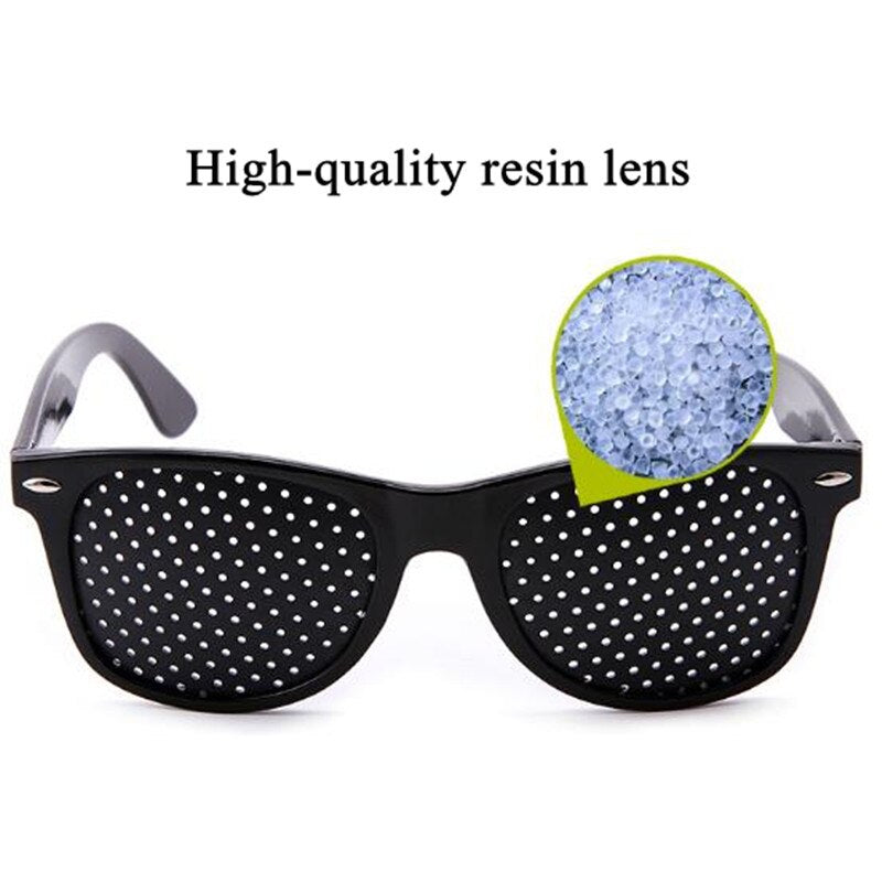 Cycling Eyewear Pin Hole Sunglass Eye Training Glass Pinhole Glasses Camping Unisex Eyeglasses Exercise Outdoor Improve Eyesight