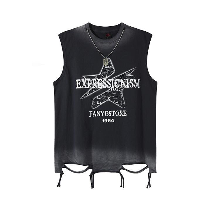 Necklace decoration star vest