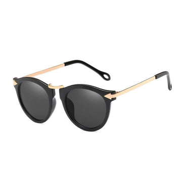Cat Eye Sunglasses Women Luxury Brand Arrow Sun Glasses Vintage Shades For Woman Sunglass Ladies Flowers Sunglases