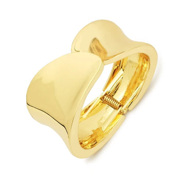 Women Statement Alloy Cuff Opening Rough Bangles Fashion Jewelry Party Wedding