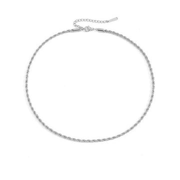 New Necklace 3mm/4mm Twist Chain Necklace Stainless Steel Necklace