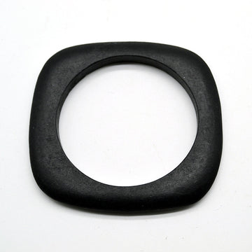 Thick Square Round Wood Bangles Fashion Women Vintage Designer Bracelet Jewelry Gift