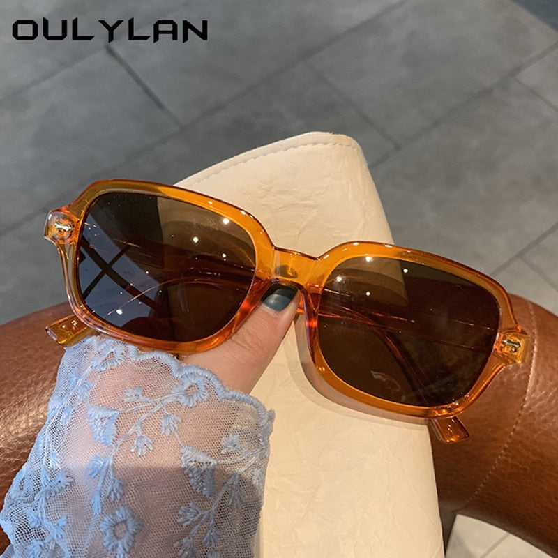 Sunglasses Women Men Luxury Brand Designer  Vintage Sunglass Female Male Black Yellow Sun Glasses UV400