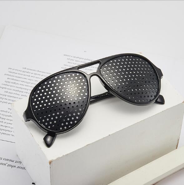 Cycling Eyewear Pin Hole Sunglass Eye Training Glass Pinhole Glasses Camping Unisex Eyeglasses Exercise Outdoor Improve Eyesight